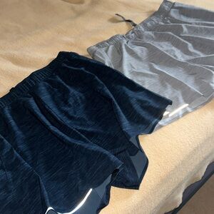 Two pack Lululemon surge 4in shorts